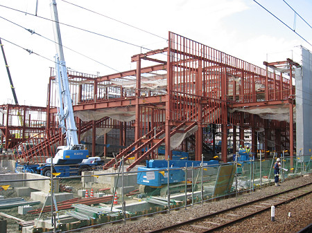 太田川駅仮駅工事中2