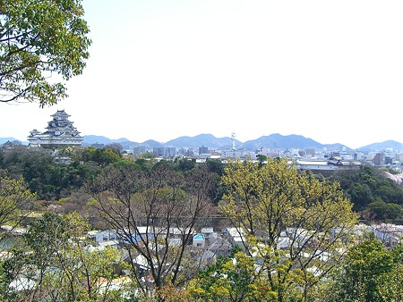 男山から見た姫路城
