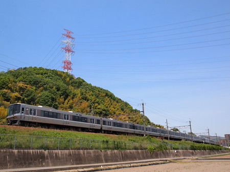 223系新快速 東海道本線島本~高槻2