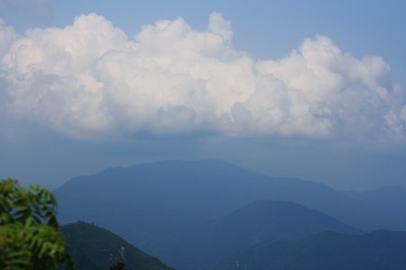 雲　白山スーパー林道