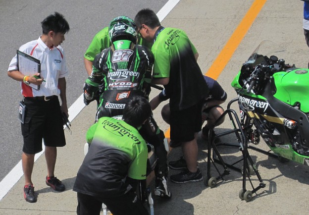 2013 ZX-10R #87 柳川明 Akira Yanagawa: Motorcycle racers