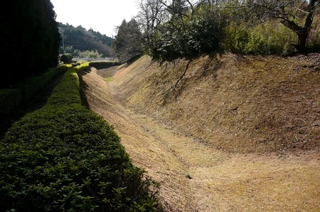 山中城跡三ノ丸堀