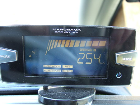 01２５４ｋｍ/ｈ
