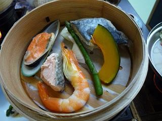 蒸し物