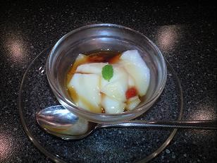 杏仁豆腐カラメルソース