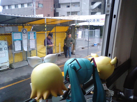 志布志から約1時間、鹿屋バスターミナルに停車です。