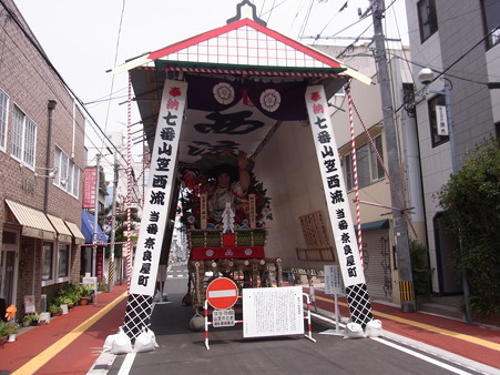 36 博多祇園山笠 西流 舁き山 剛力一投破漆黒(ごうりきいっとうしっこくをやぶる)2012年 写真画像2