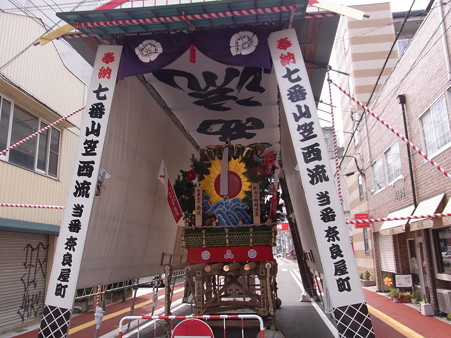 36 博多祇園山笠 西流 舁き山 剛力一投破漆黒(ごうりきいっとうしっこくをやぶる)2012年 写真画像12