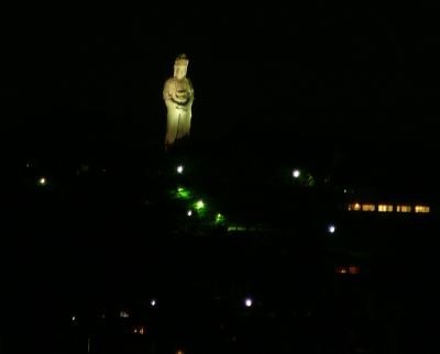 観音様夜