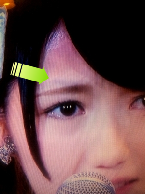 まゆゆの困り眉毛