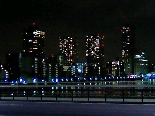 081229 佃大橋から望む 晴海のビル街
