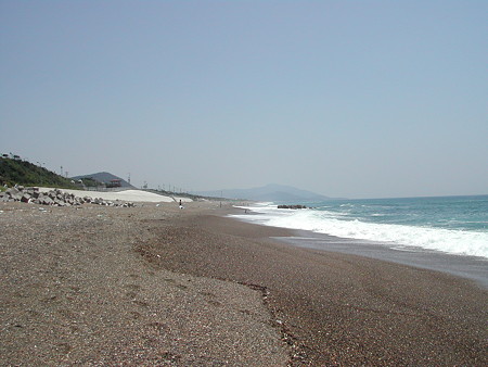 日出の石門付近の海岸