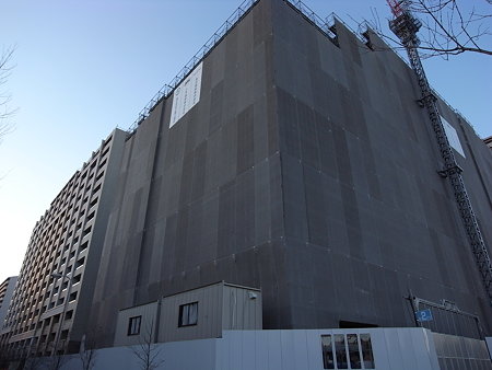 BELISTA都立汐入公園と新設小学校の建設(2009/1)