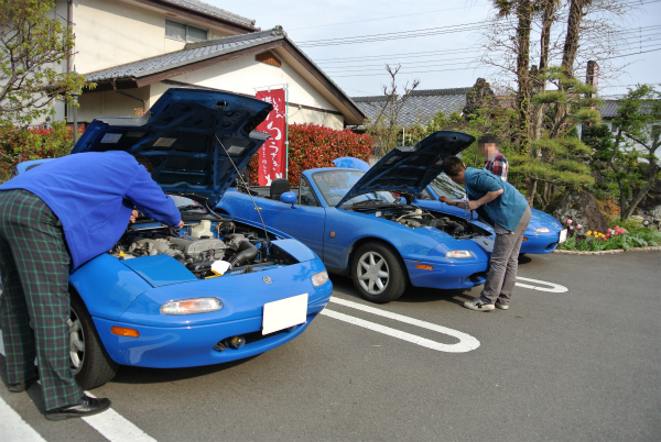 磯部せんべいを買った後にプラブコードの交換会