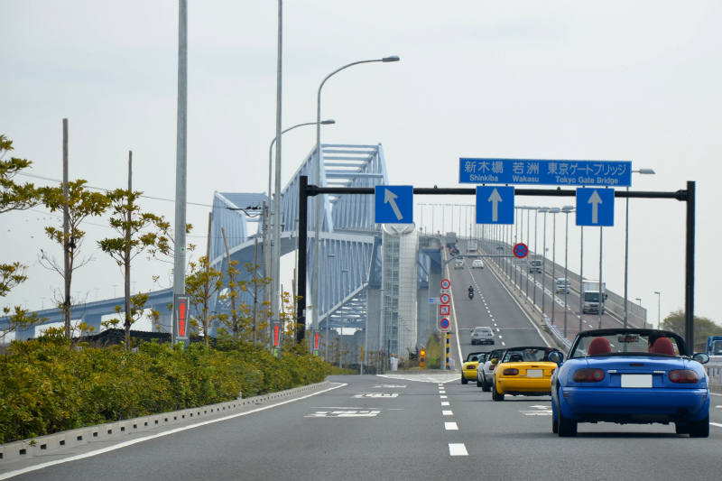 NA班でレインボーブリッジを渡る
